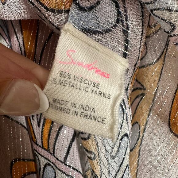 Sundress Livy Wrap Dress Women's Cover Up in Marbella Havana One Size OS - Picture 6 of 6